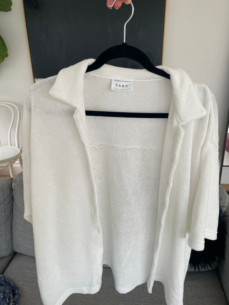 Sabo Skirt White Button Shirt