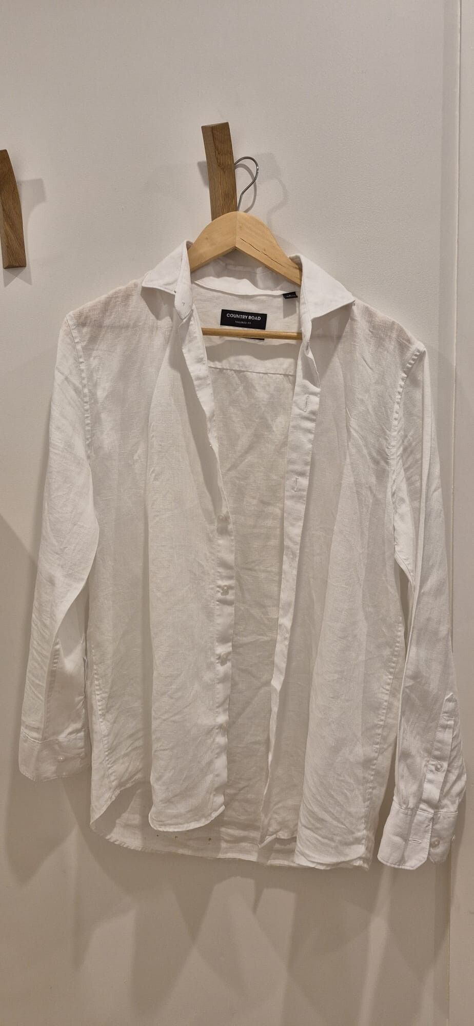 Country Road White Linen Shirt
