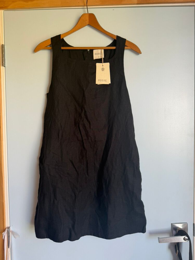 knee length dresses for ladies Posse Alice Mini Dress Black main image 0