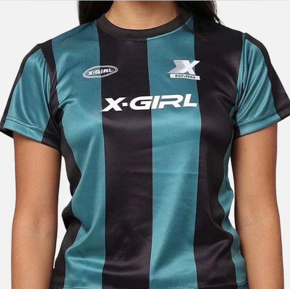 Black Teal Football T-Shirt