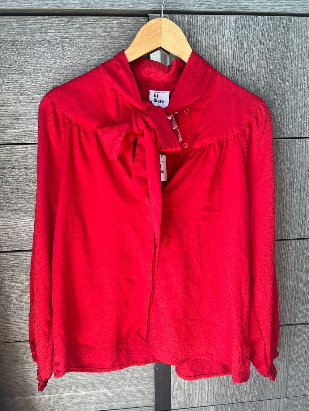 Karen Walker Hi There Bittersweet Blouse