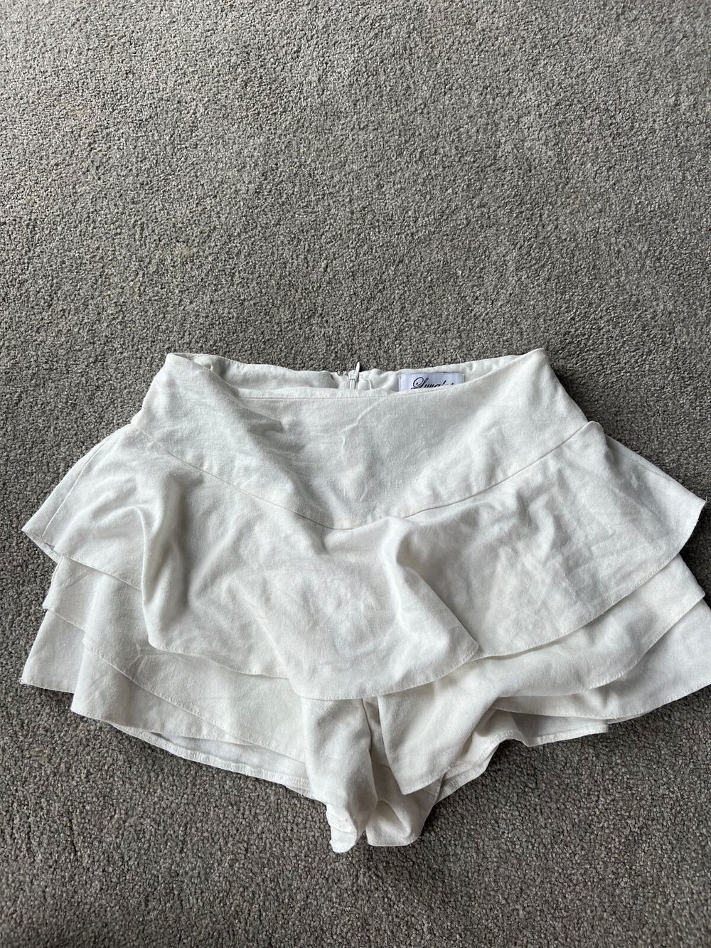 Luvalot Linen White Skort