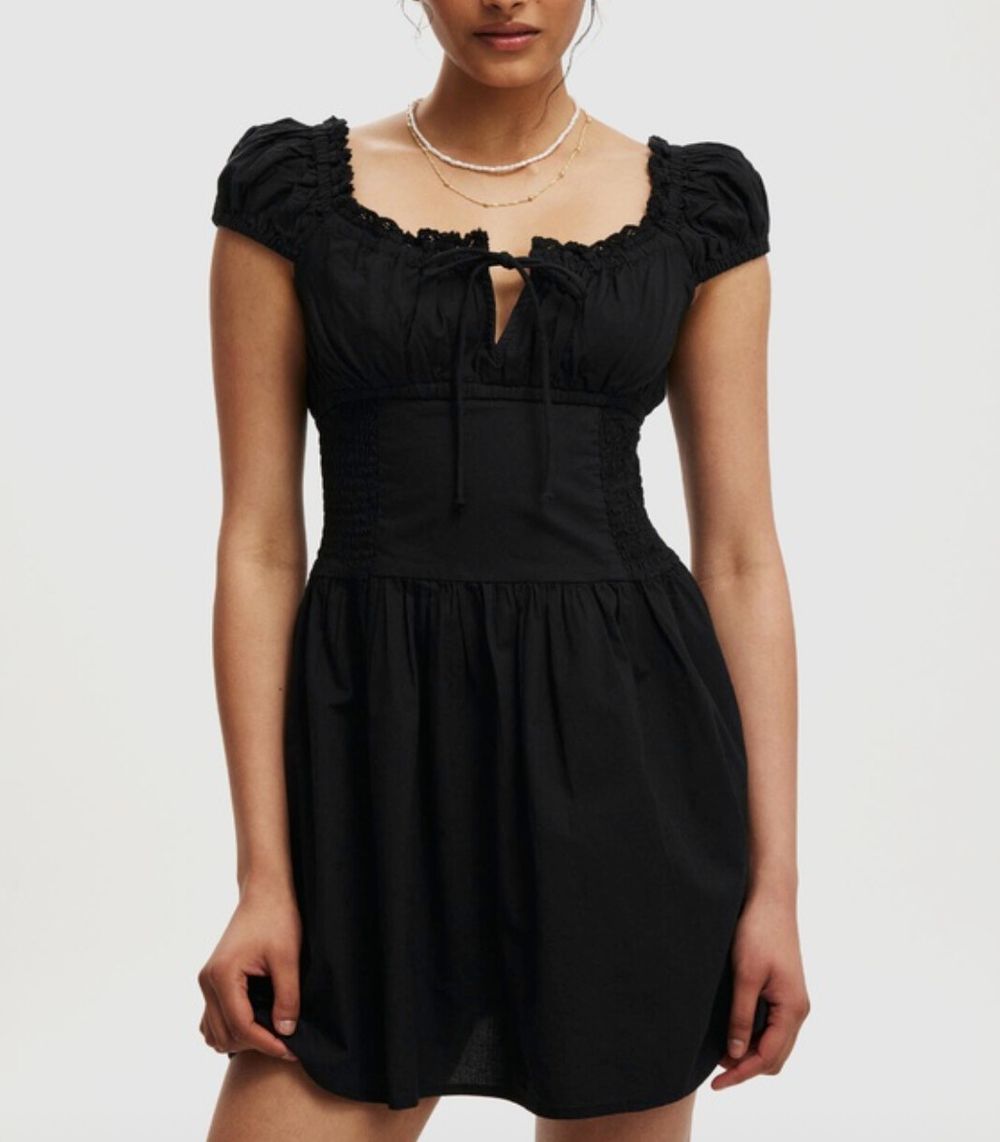 knee length dresses for ladies Cotton:On Corset Mini Dress
