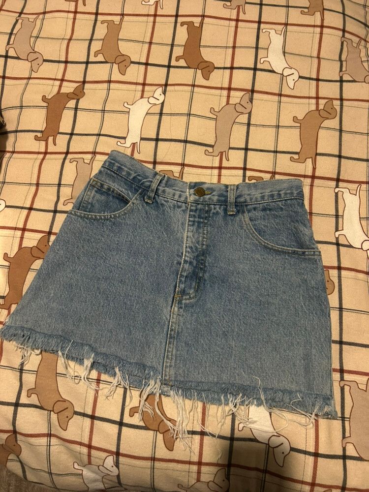 Guess mini denim skirt