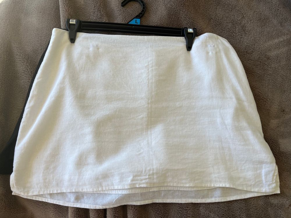 Glassons Linen White Skirt