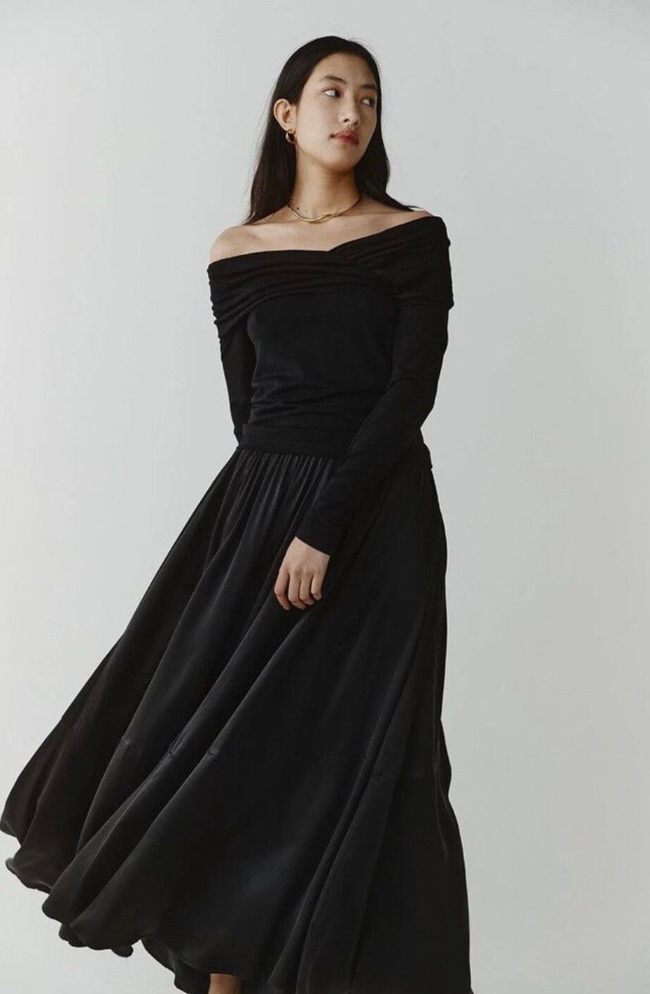 Marle - Marle Black Silk Bayley Skirt New on Designer Wardrobe