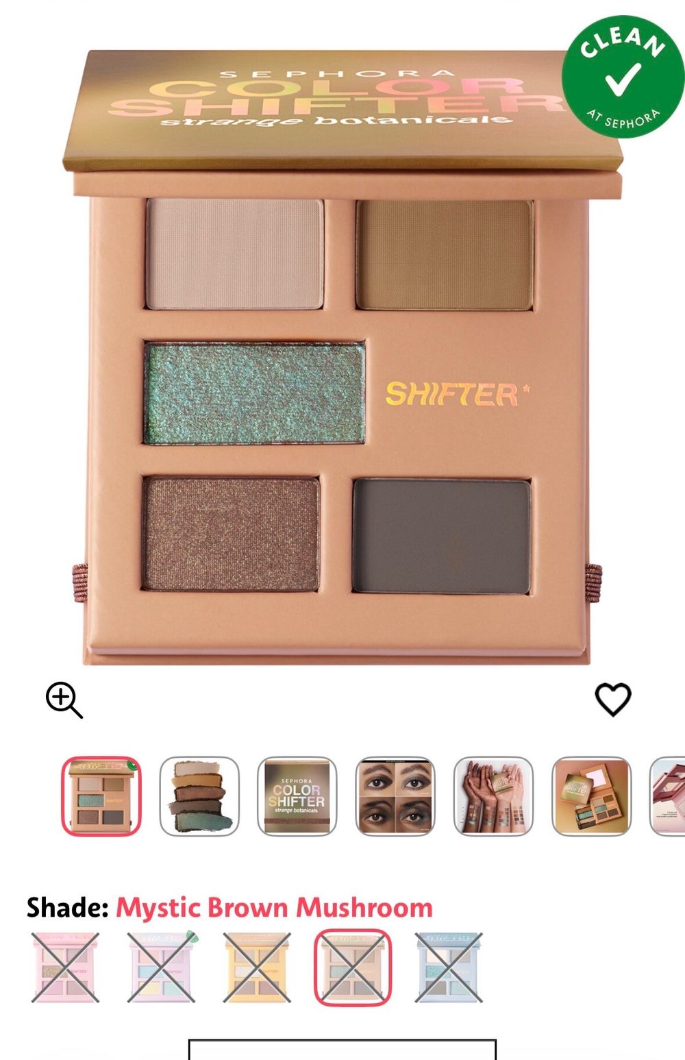 Sephora Color Shifter Strange Botanicals Eye Palette