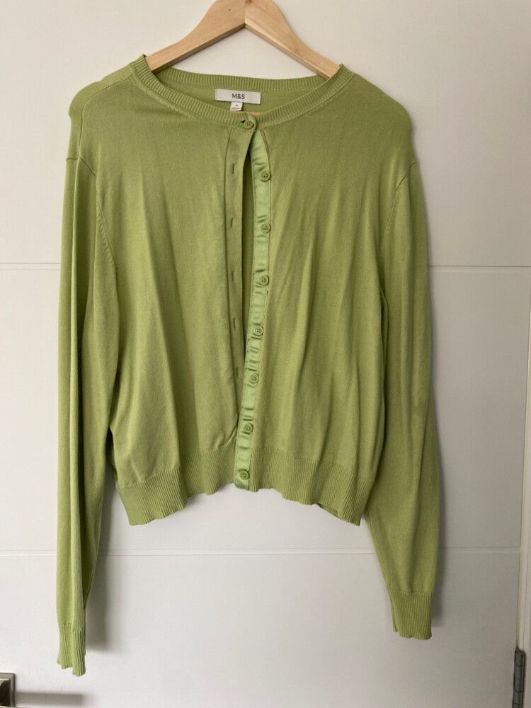 M&S Green Cardigan