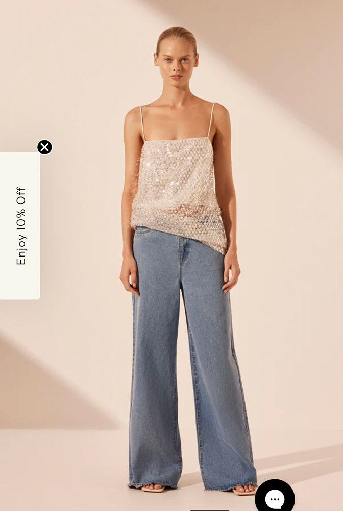 Shona Joy sequin top