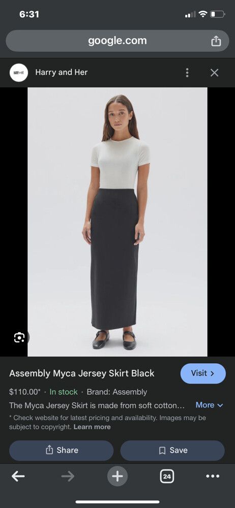 Assembly Label Myca Jersey Skirt