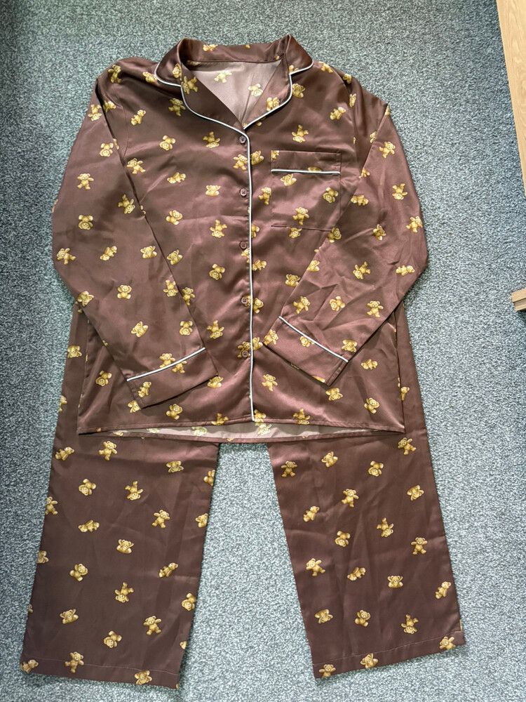 GU Brown Teddy Bear Pyjama Set