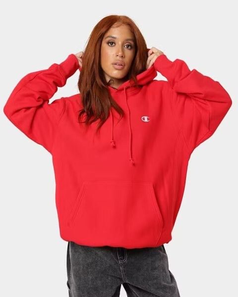 Red Champion Hoodie