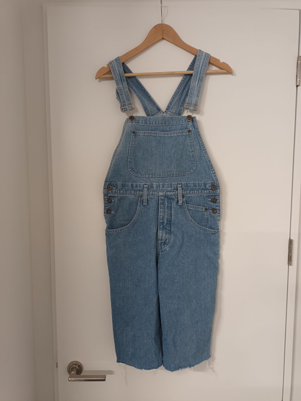 Vintage denim overalls