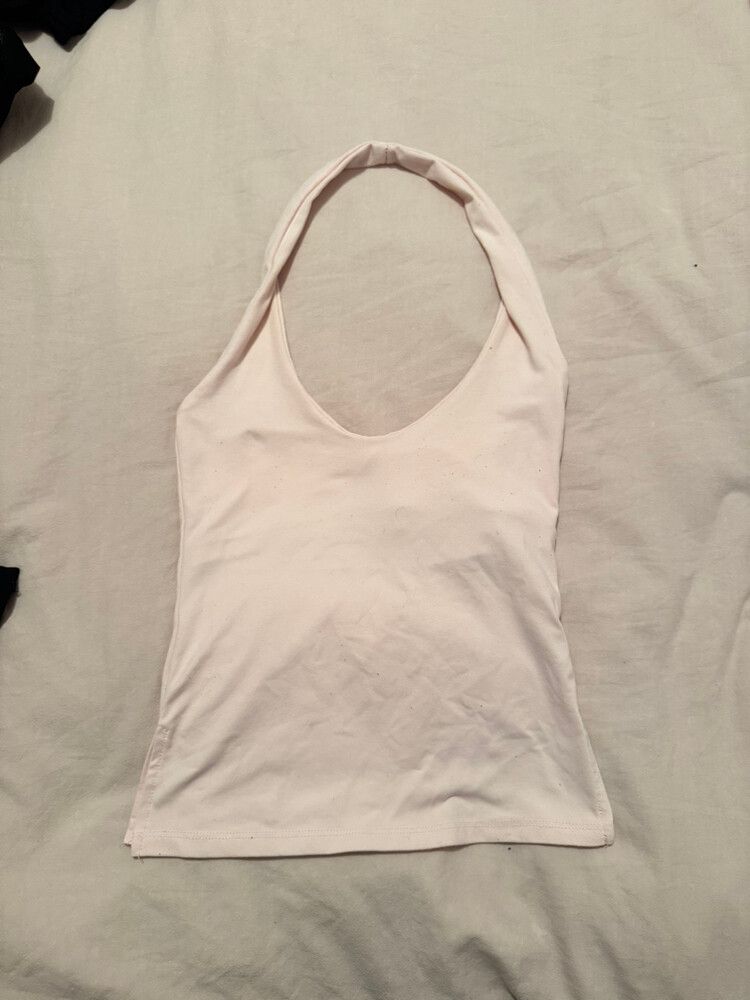 Pink Halter Neck Top