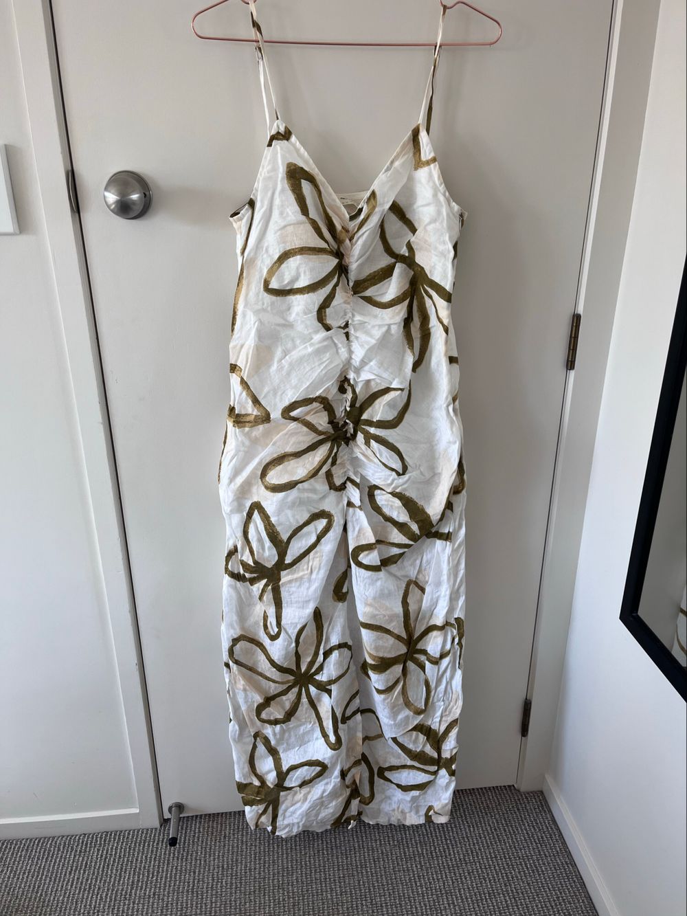 Zulu & Zephyr White Floral Maxi Dress