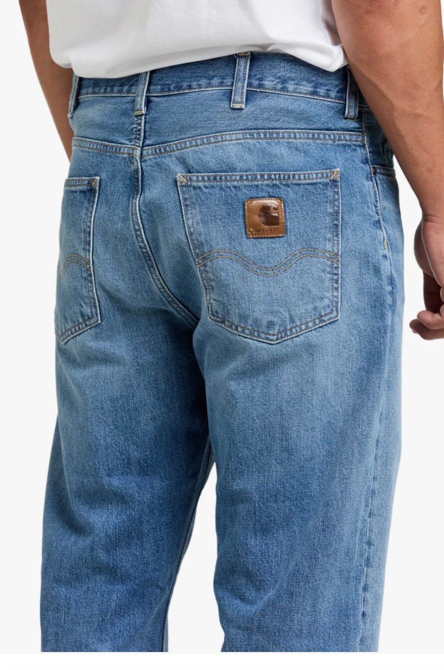Carhartt WIP Blue Straight Leg Jeans
