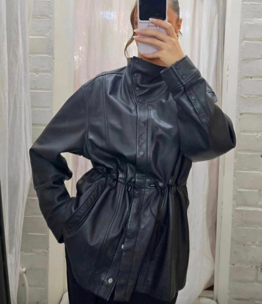 Leather Anorak