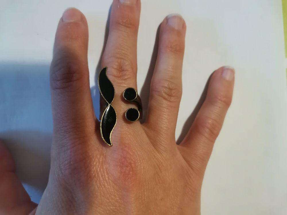 Moustache man ring