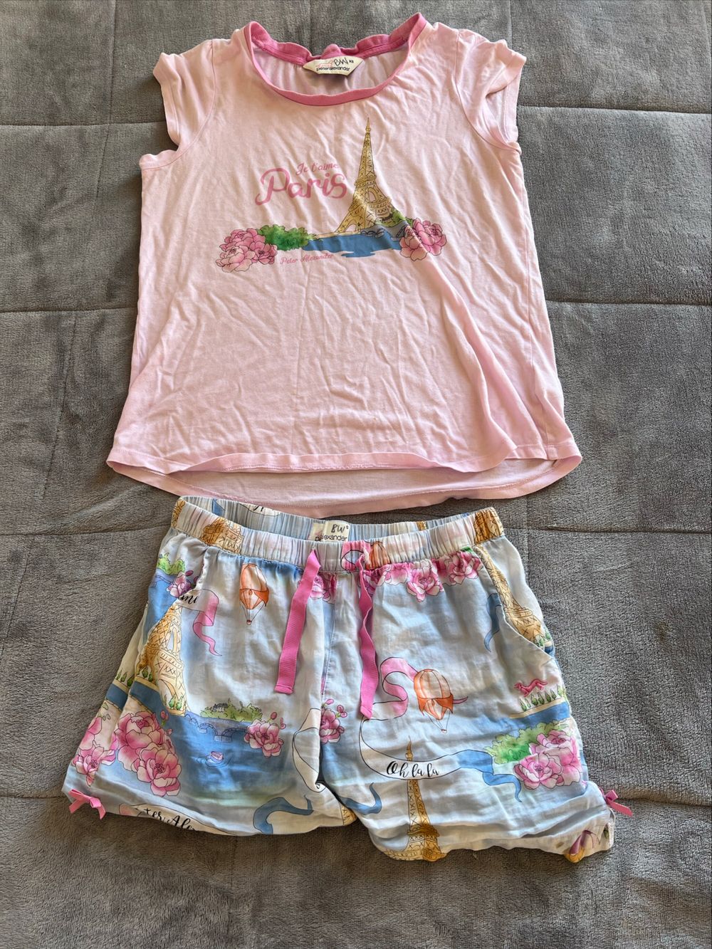 Peter Alexander Pink Paris Print Pyjama Set
