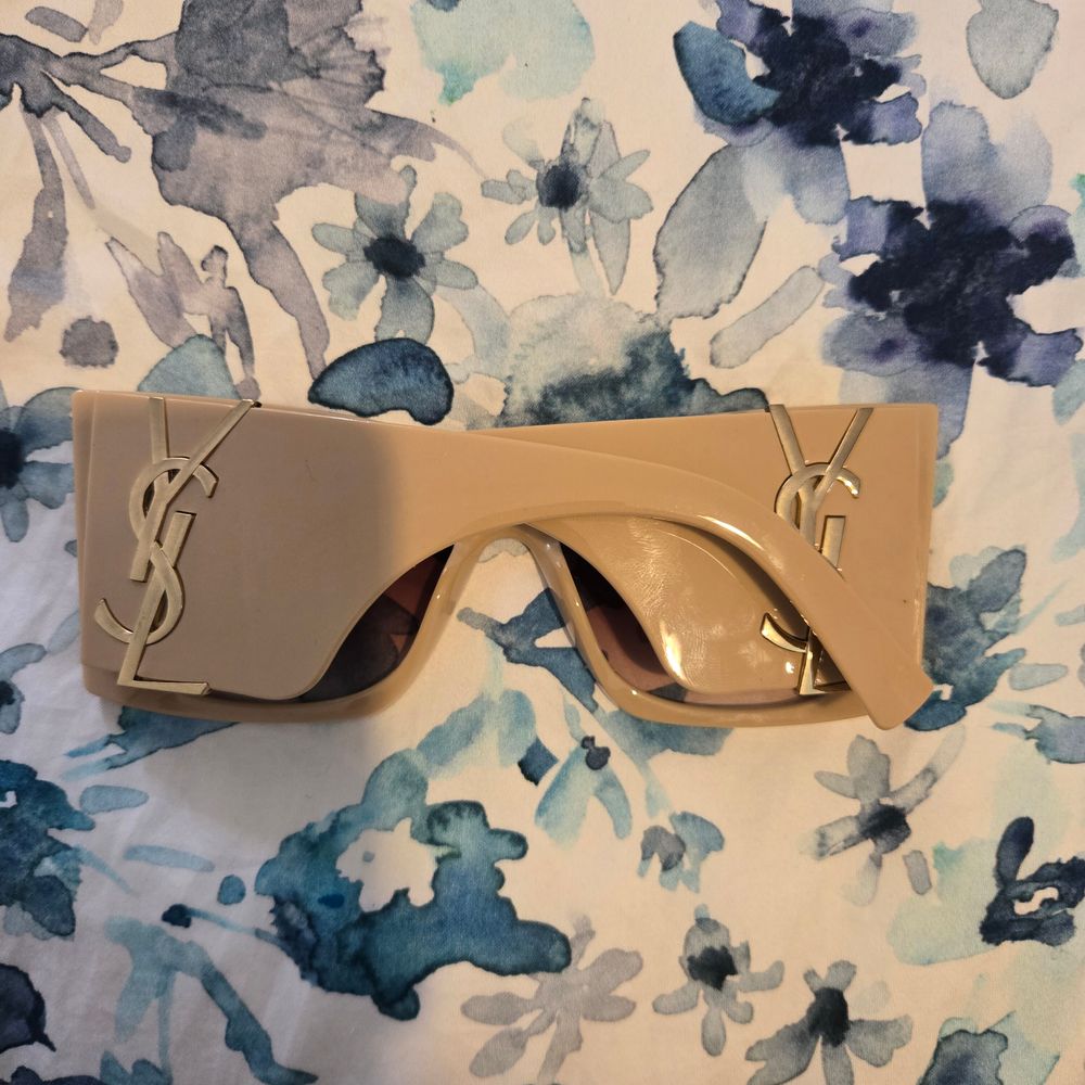 Saint Laurent Beige Sunglasses