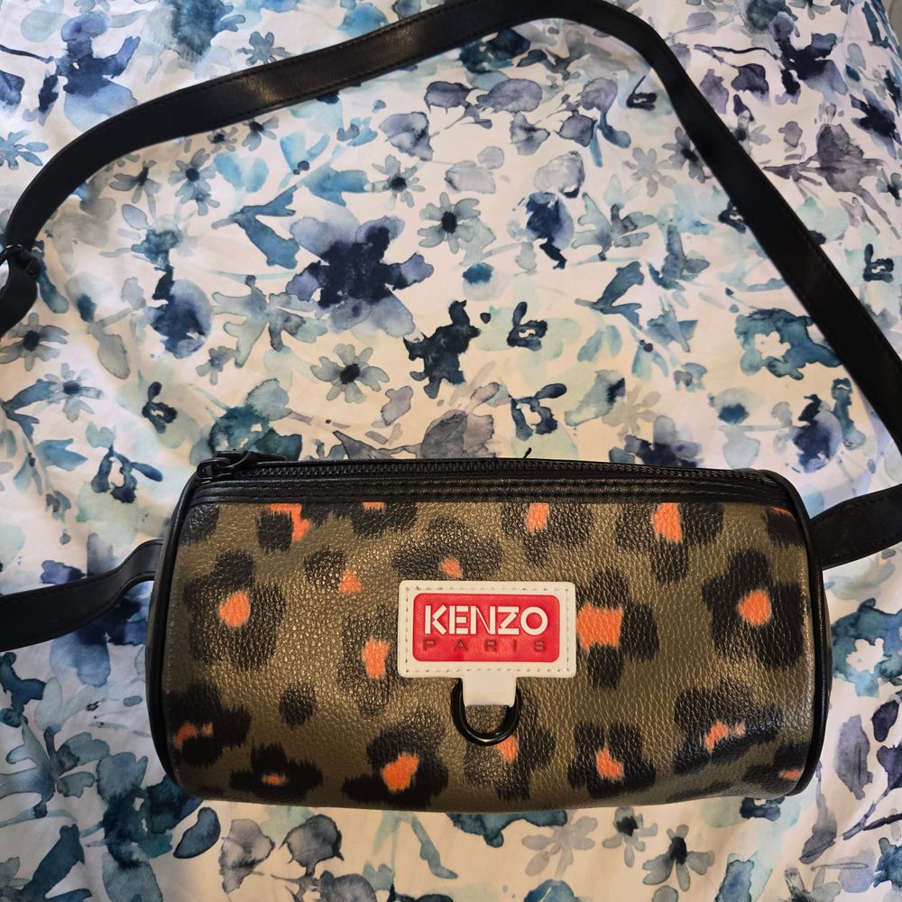 Kenzo Leopard Print Sling Bag