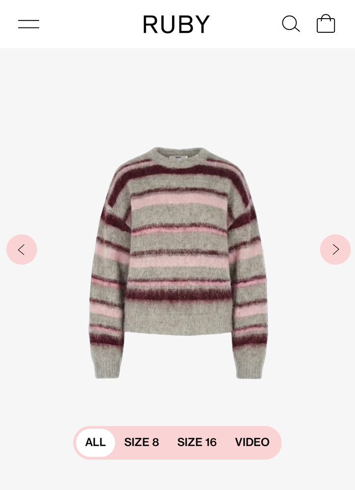 RUBY Velma knit Jumper Size S