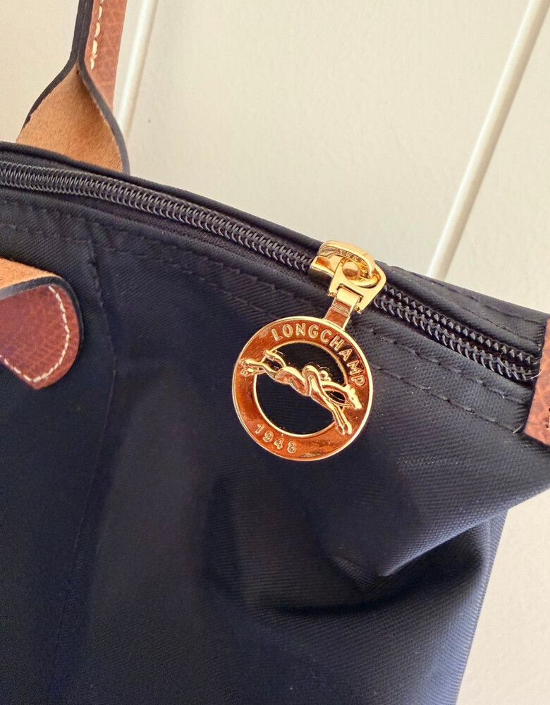 Longchamp Black Tote Bag Medium