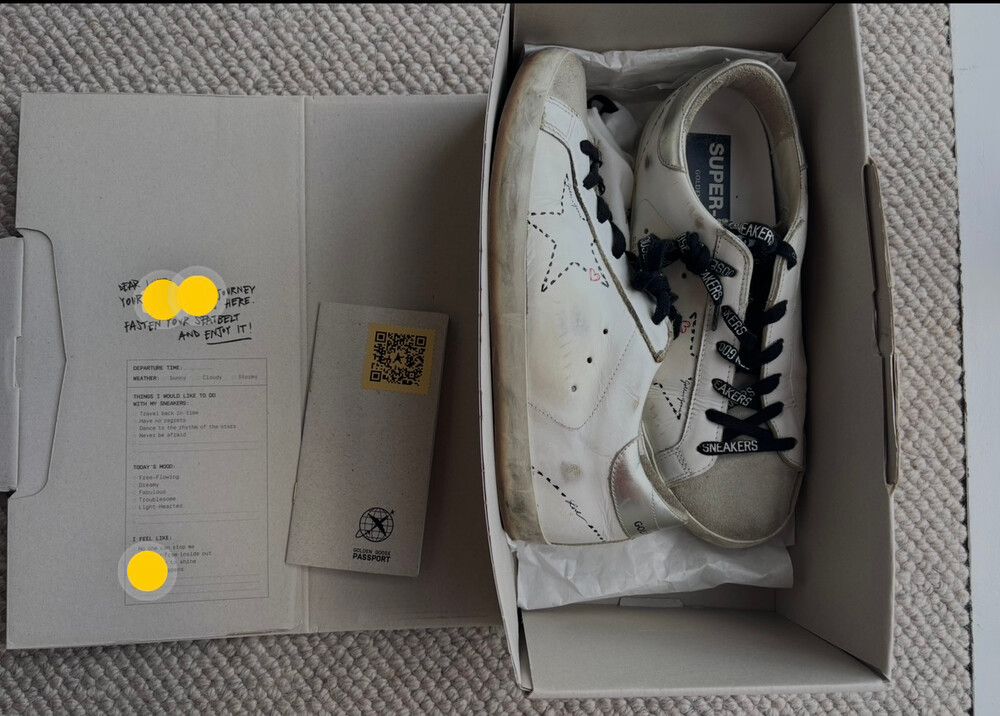 golden goose super-star sneakers 39