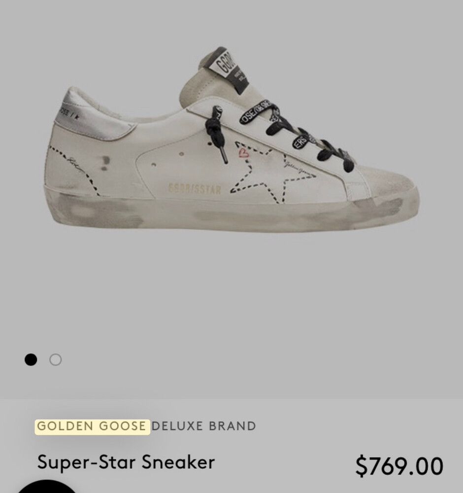 Golden Goose White Super-Star Sneakers 39