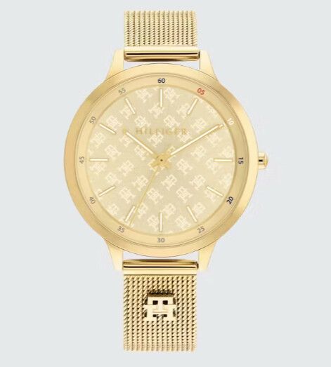 Tommy Hilfiger Iris Iconic Plated Gold Champagne Dial Watch