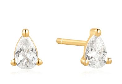 New Ania Haie Gold Pear Studs