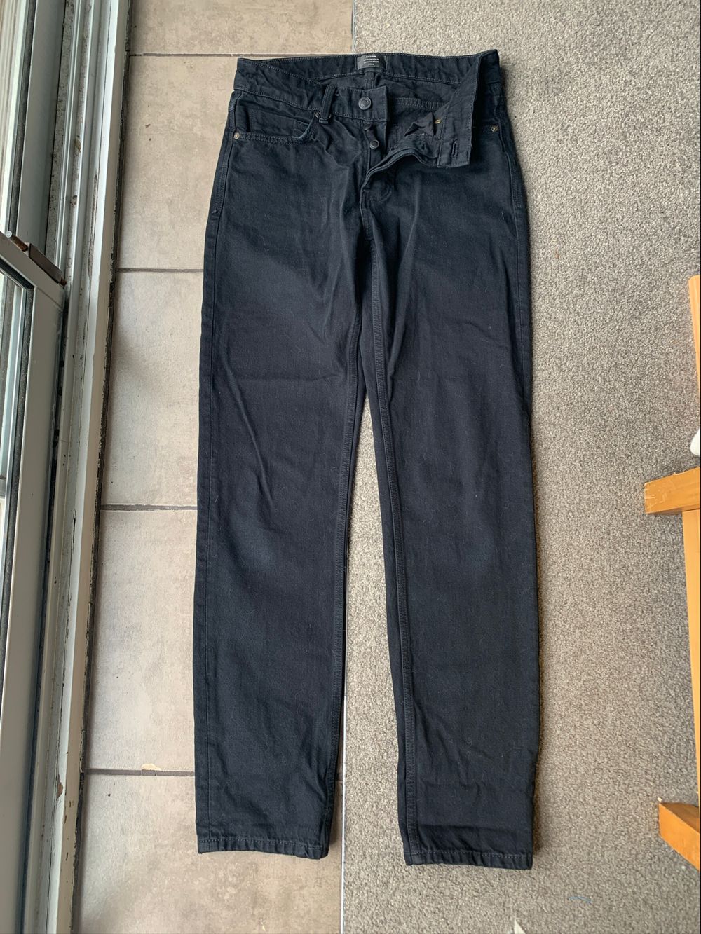 Neuw Black Ray Straight Jeans