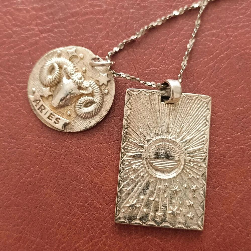 Spell Aries Stargazer Necklace zodiac astrology starsign gold vermeil plated