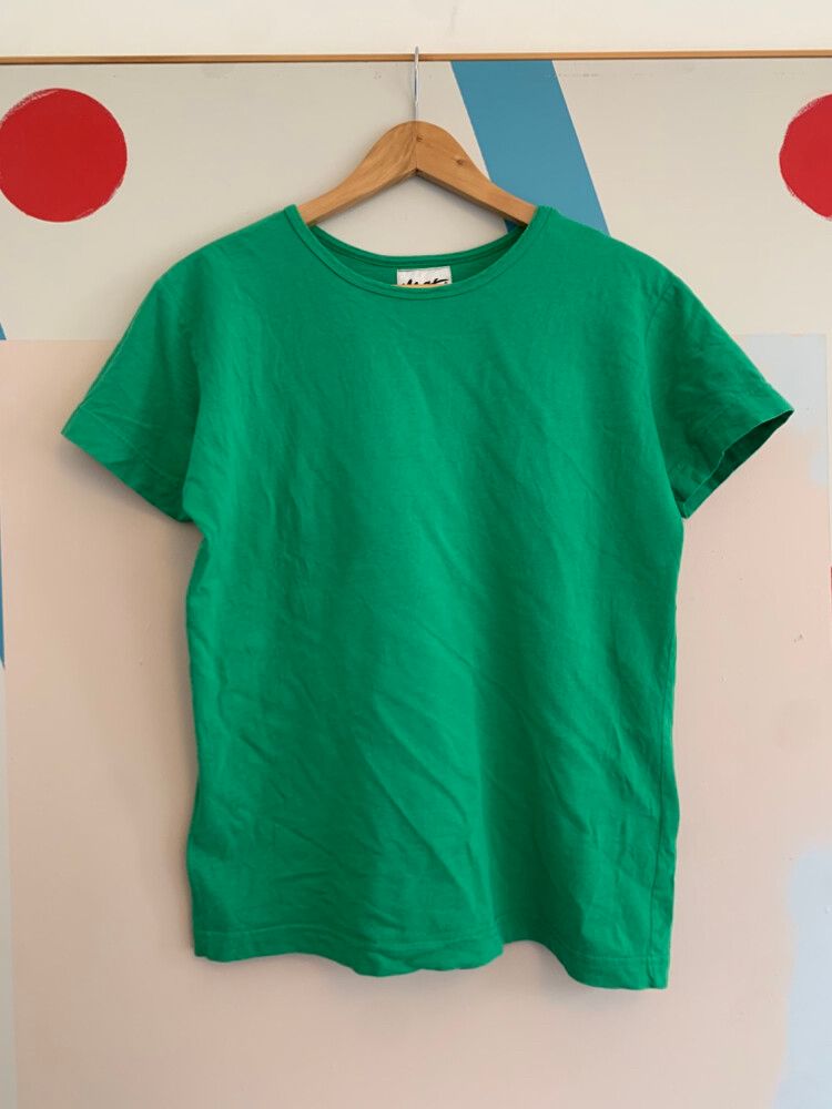 vintage green cotton tee