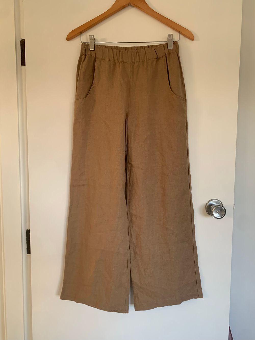 (similar to) wide leg linen pants
