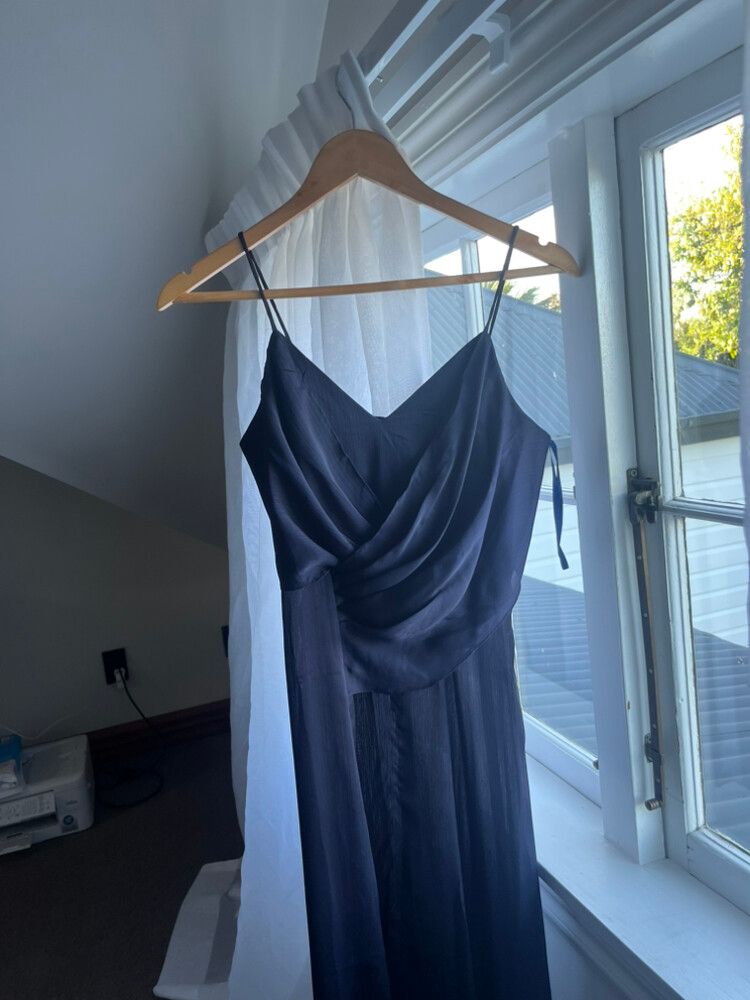 Showpo Navy Maxi Ball Dress