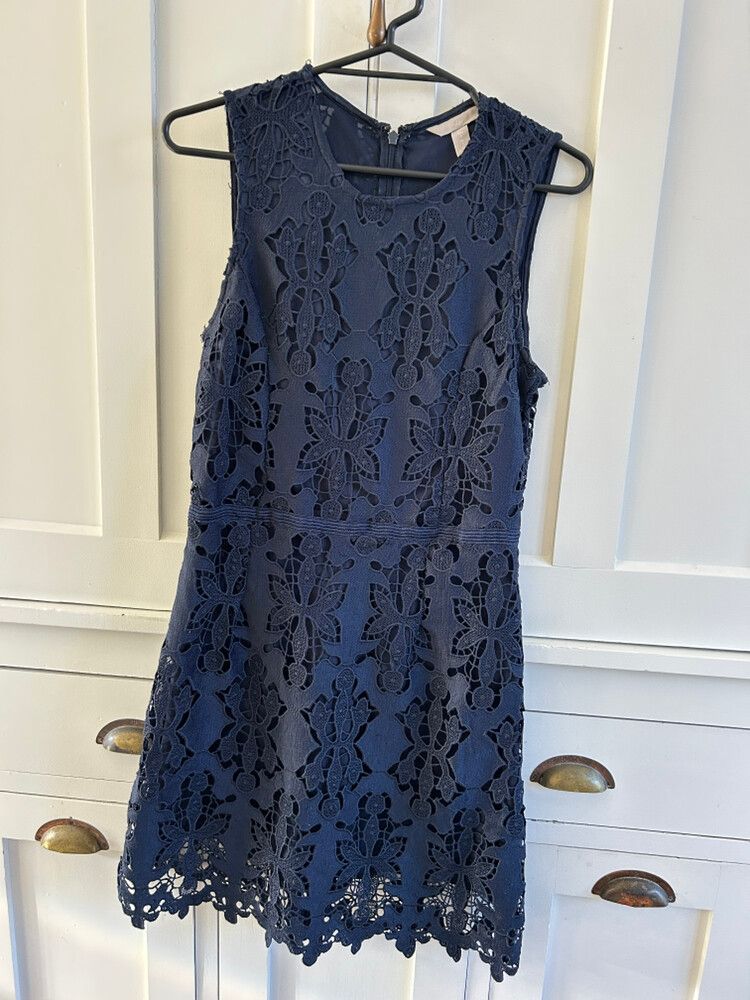 high low black lace dress Black Lace Overlay Split Maxi Dress Black / 6 main image 1
