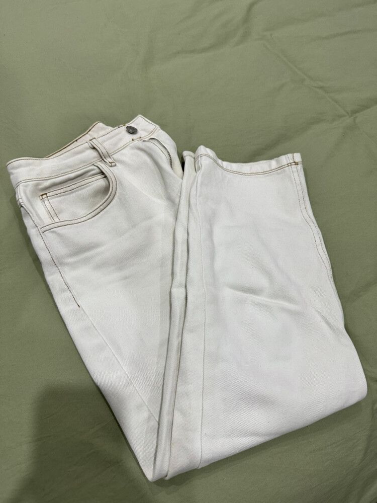Cream Denim Jeans