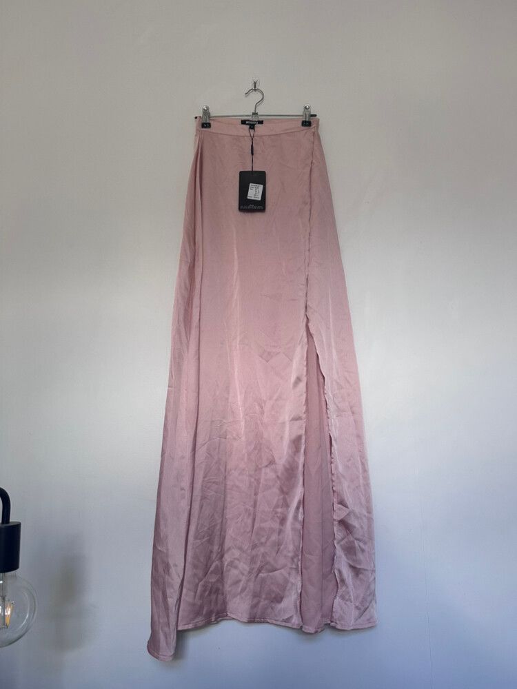 Missguided Pink Maxi Skirt