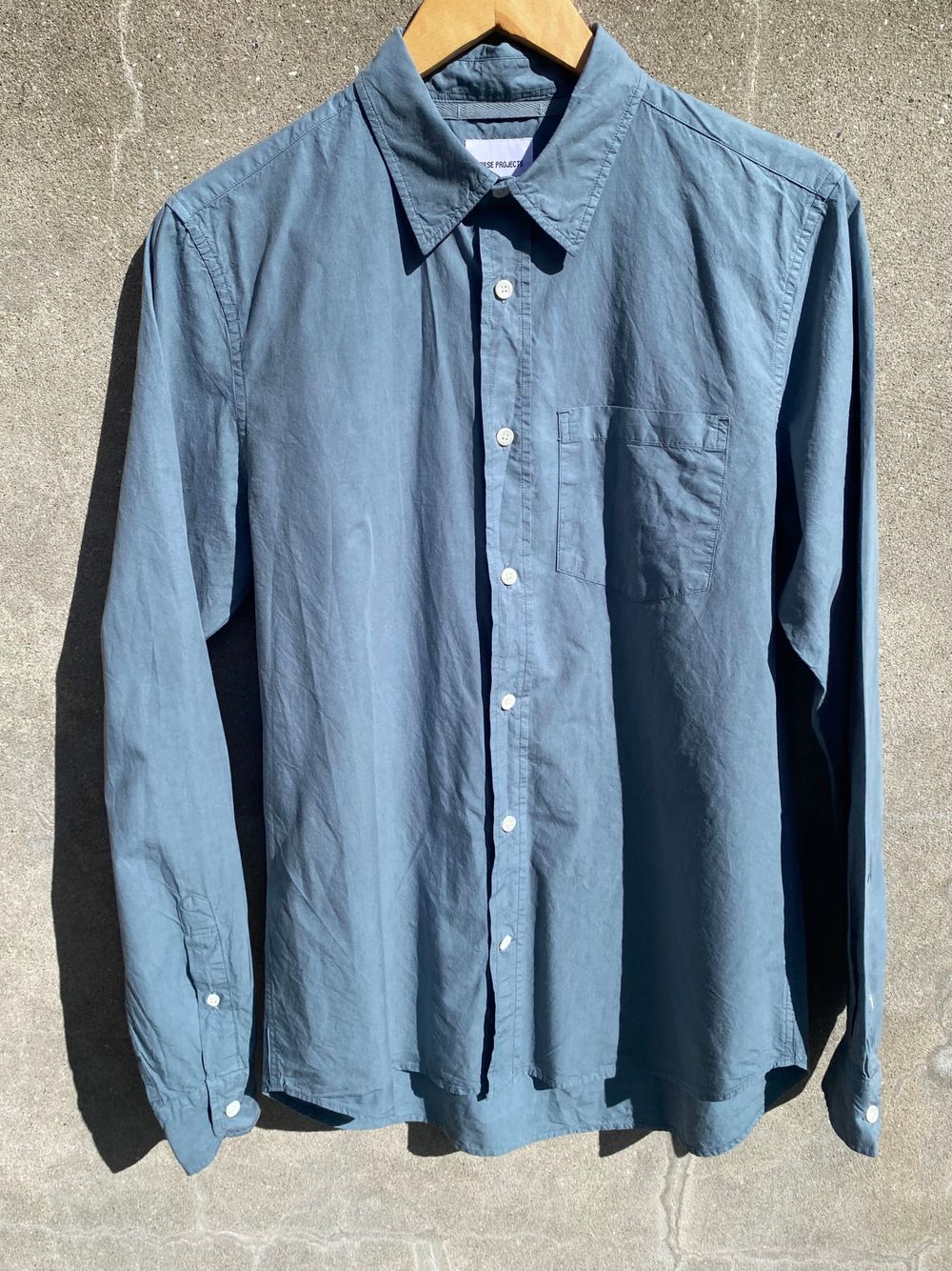 NORSE PROJECTS BLUE OSVALD SHIRT