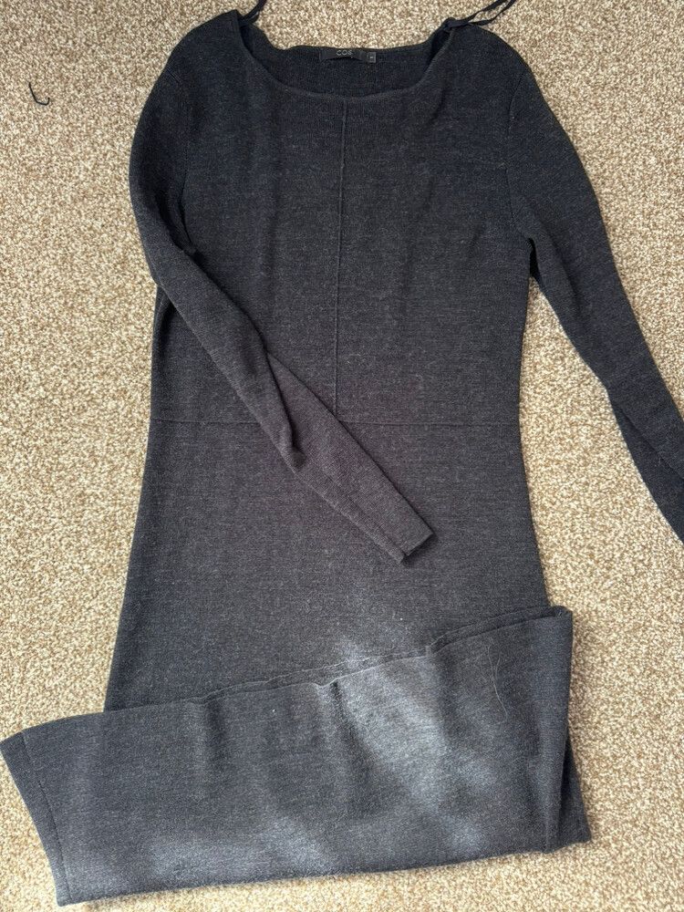 100percent Merino Wool COS long sleeve dress