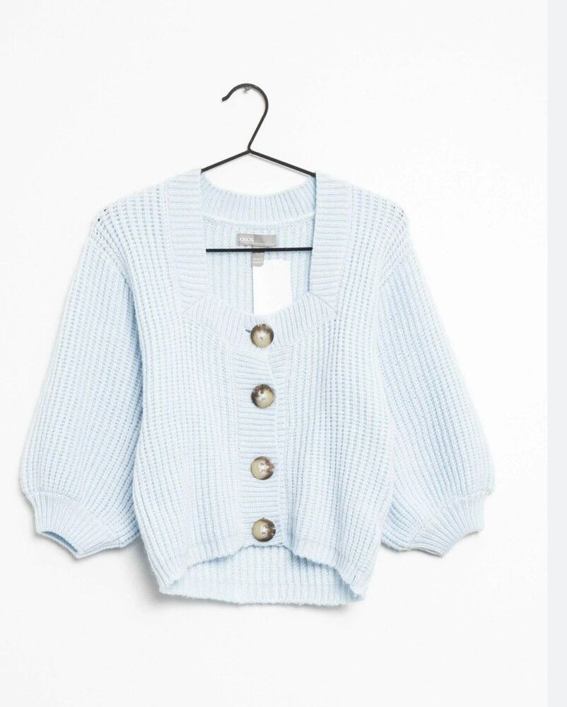 Asos Blue Knit Cardigan