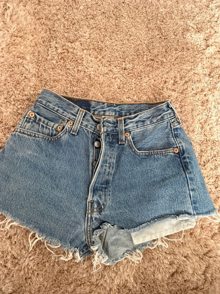 Levi's Blue Denim Shorts 501