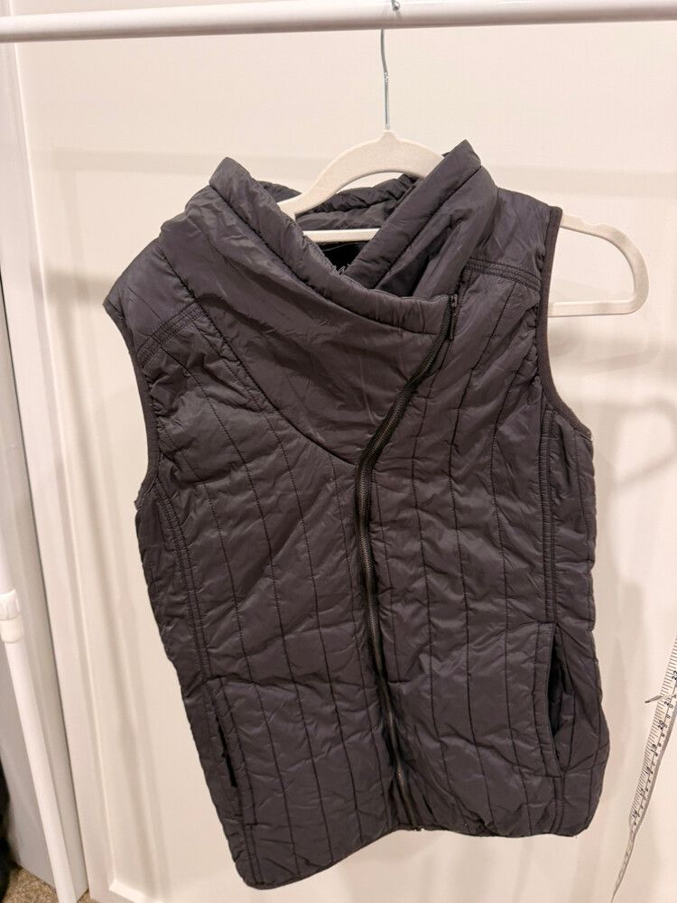 MAX Black Quilted Vest
