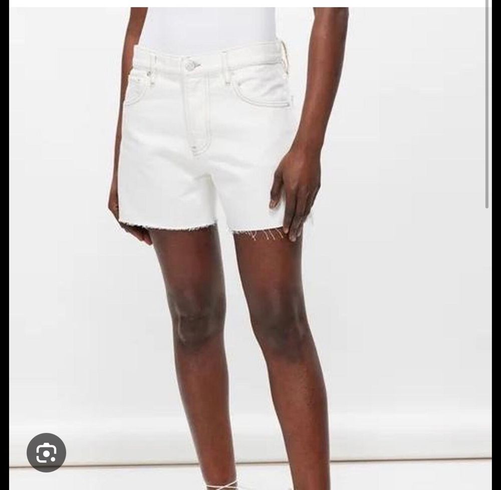 White Denim Shorts