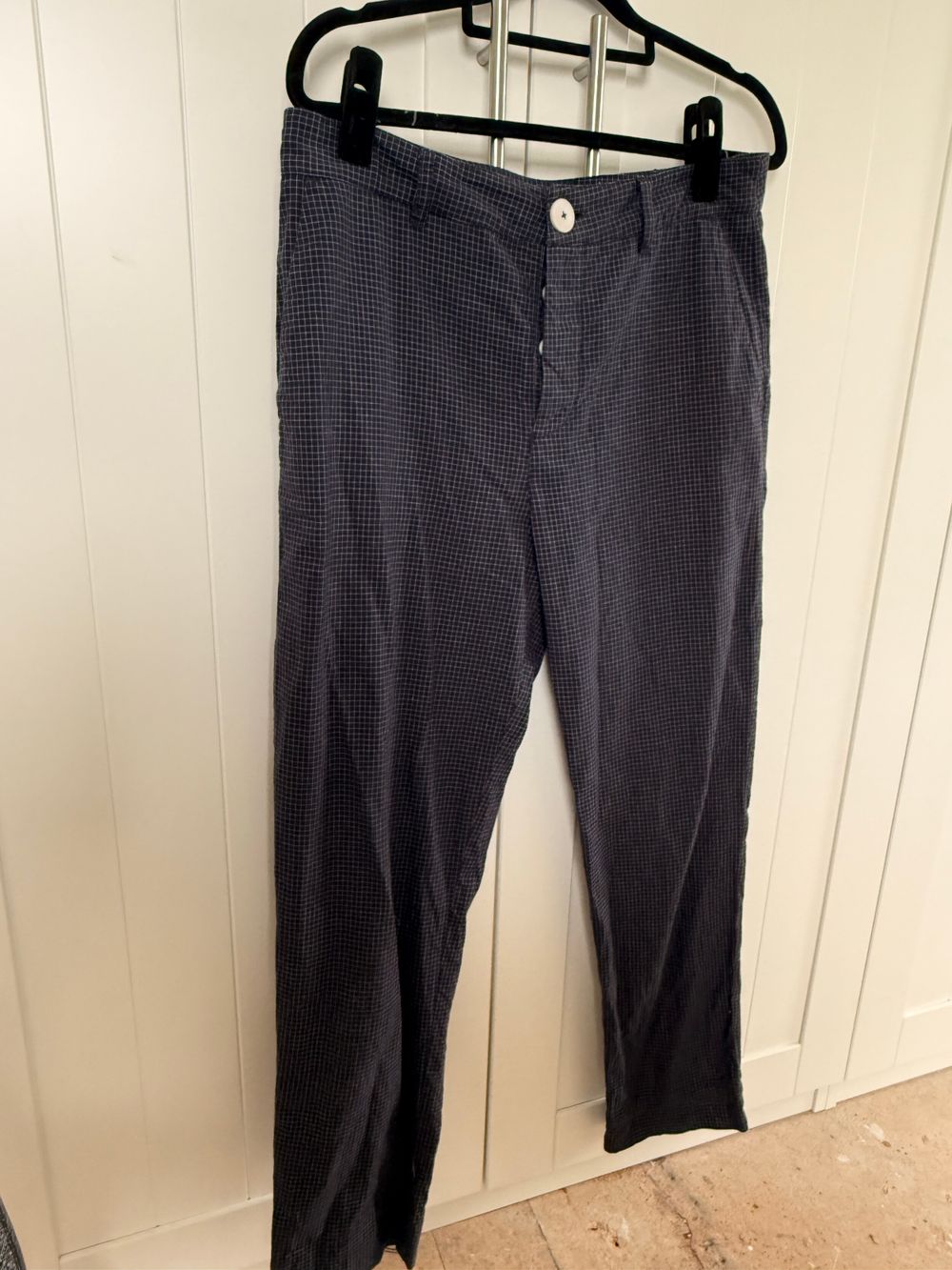 Kowtow Blue Checked Pants
