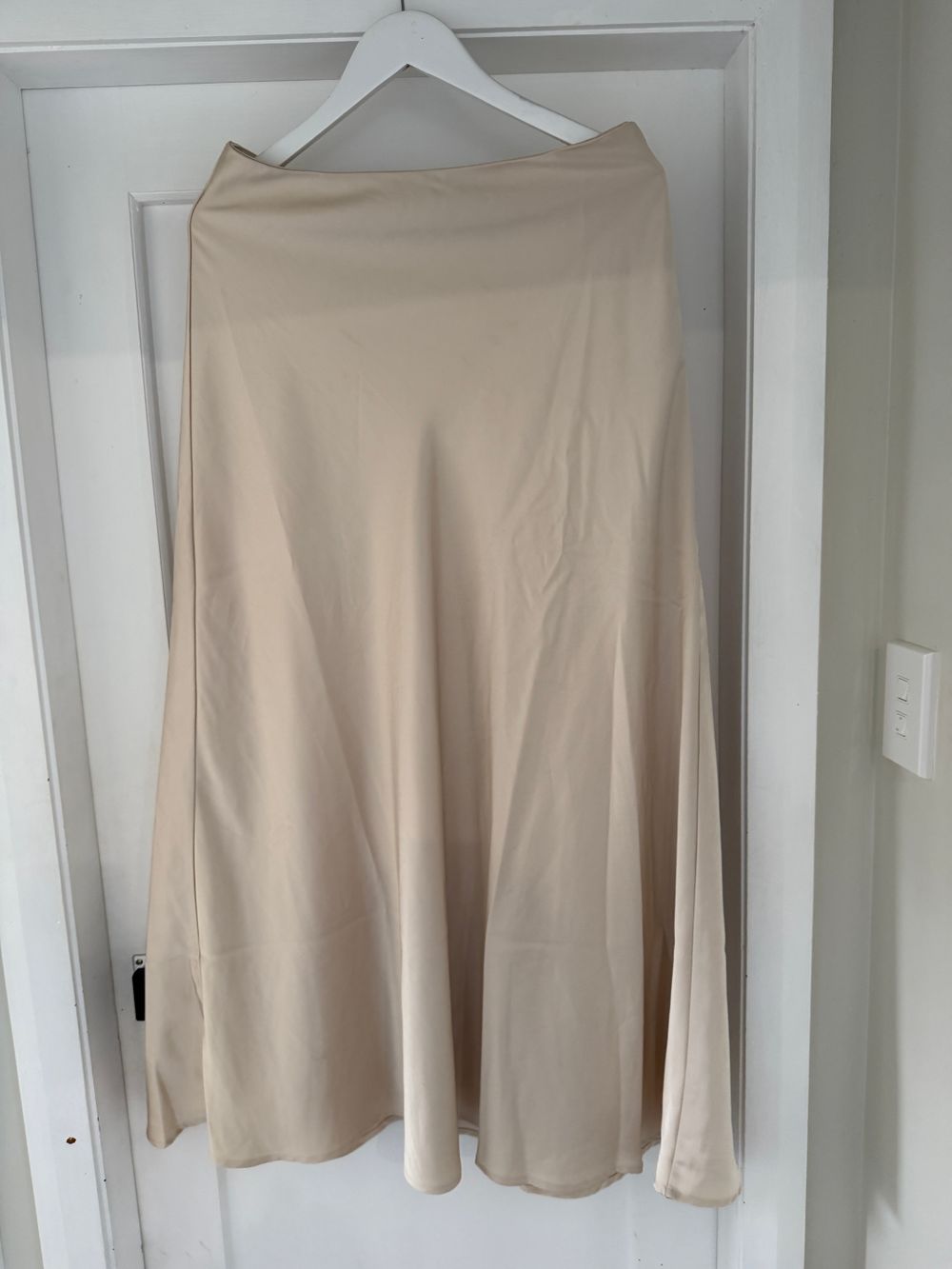 NA-KD Mid Waist Maxi Length Satin Skirt