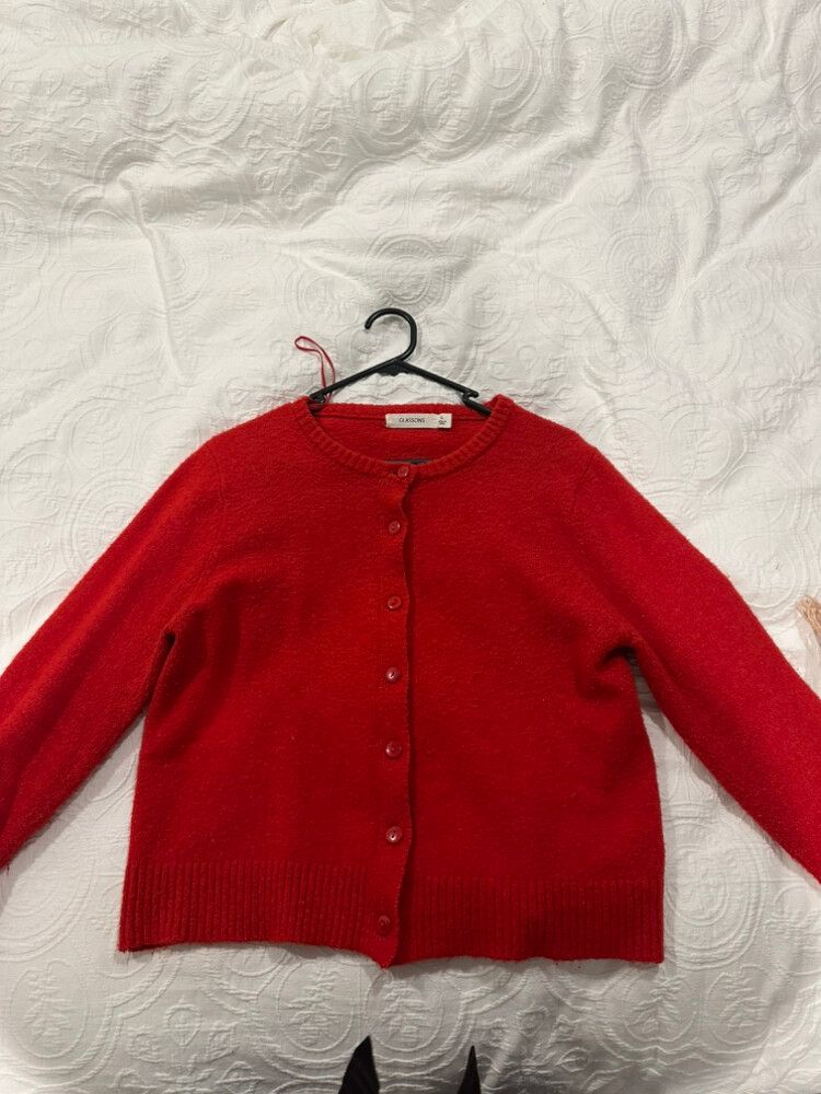 Glassons Red Knit Cardigan