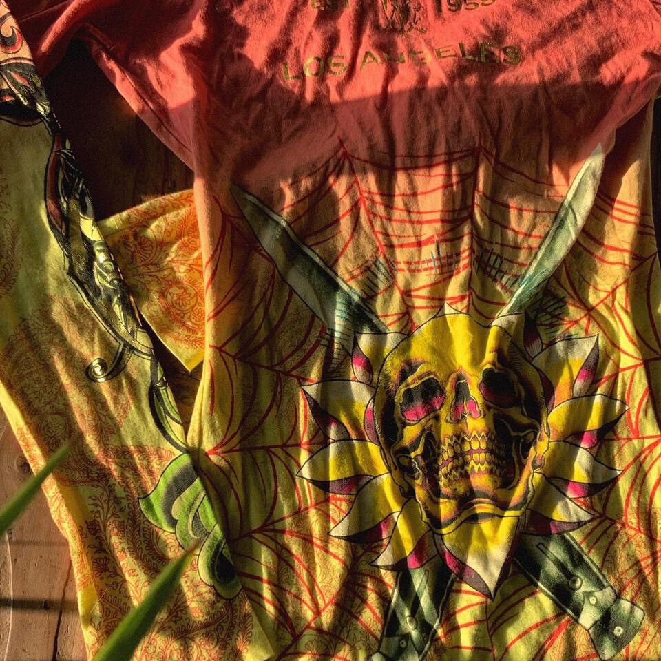 brown ed hardy dress