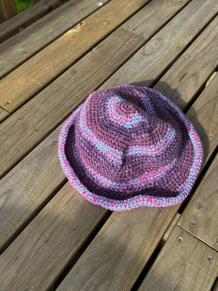 handmade crochet bucket hat